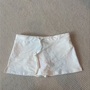 Women's White Casual Shorts